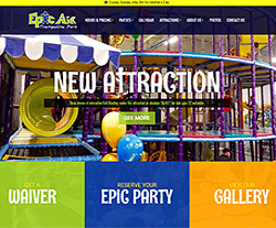 Epic Air Park Website Design
