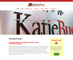 Katie Bug Therapy Website Design