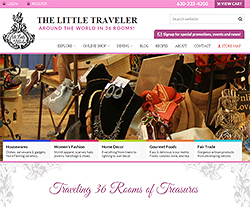 Little Traveler Website Design