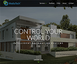 Media Tech Living Website Design