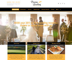 Prairie Landing Website Design