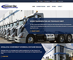 Transport One Chicago Website Design