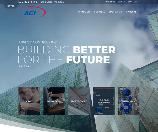 ACI Chicago Website Design