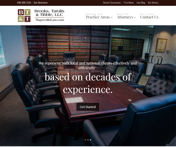 Naperville Law Website Design