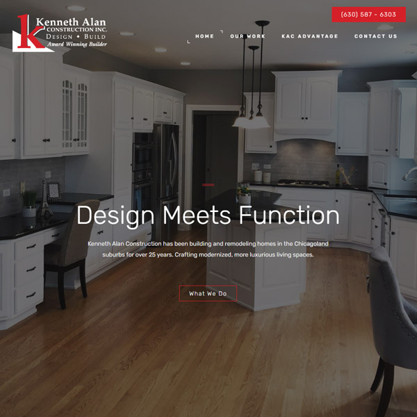 Kenneth Alan Website Design